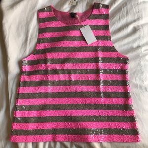 J.Crew sequin top
